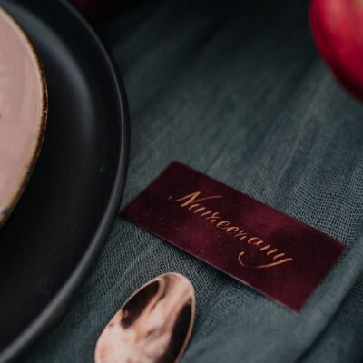 Winietki kaligrafowane Velvet