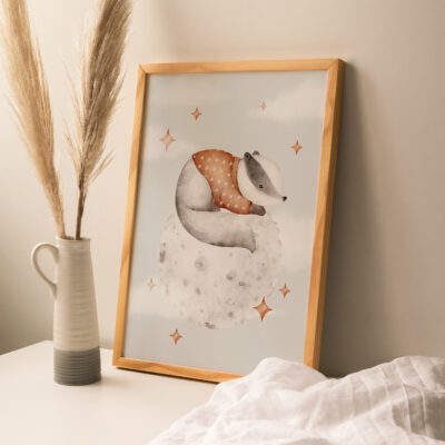 Plakat borsuk Filip