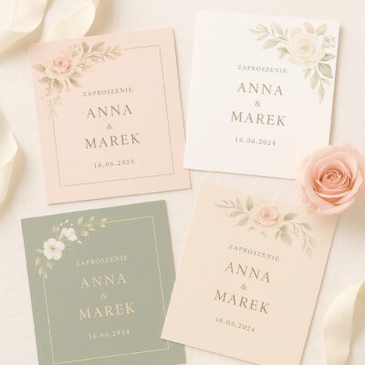 Zaproszenia semi custom